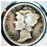 1916 Mercury Dime (Likely San Fran but you decide)