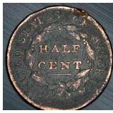 1809 Classic Head Half Cent