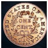 Gallery Mint Museum Reproduction of 1796 One Cent - Hyper Accurate w/very Low Mintage