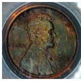 1909 P Lincoln Cent, PCGS MS63BN Near R/B