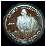 Proof 1982 Washington 250th Anniv Silver Half Dollar in Sealed Capsule