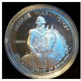 Proof 1982 Washington 250th Anniv Silver Half Dollar in Sealed Capsule