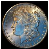 Uncirculated 1899 O Morgan Dollar, Reverse Die Breaks (poss VAM 11A), Original Surfaces