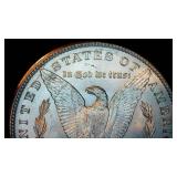 Uncirculated 1899 O Morgan Dollar, Reverse Die Breaks (poss VAM 11A), Original Surfaces