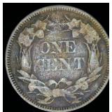 1857 Flying Eagle Cent, Original Surfaces, VG