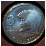 2001 Russian Yuri Gagarin 40th Anniversary Commemorative - Scarce Complete Original Kit w/COA