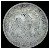 Better Date 1867 Seated Half Dollar - Details