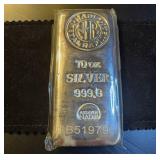 Nadir Rafineri .9999 10oz Certified & Unopened Silver Bar