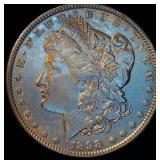 AU 1898 P Morgan Silver Dollar