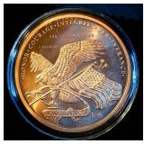 Trump 1st Presidency 5oz .999 Fine Copper Round, Mint Fresh Capsule & Round
