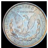 AU 1921 Morgan Silver Dollar, Original Surfaces