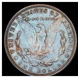 XF+ 1921 D Morgan Silver Dollar, Original Surfaces
