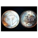 (2) 1oz .999 Silver Rounds, Sigma verified