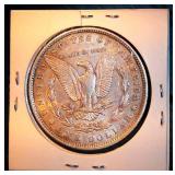 XF+ 1879 P Morgan Silver Dollar, Original Surfaces