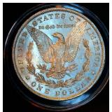 Uncirculated 1884 O Morgan Silver Dollar, Original Surfaces w/near Full Luster