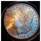 Higher Grade Uncirculated 1885 P Morgan Silver Dollar, Full Luster