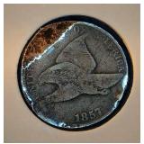 1857 Flying Eagle Cent - Details
