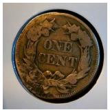 1857 Flying Eagle Cent - Details