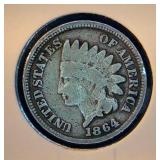 1864 Indian Head Penny
