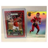 Patrick Mahomes - 2024 Prizm Draft Picks Red Wave, 2024 Donruss Elite