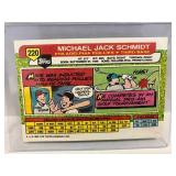 1989 Topps Big Mike Schmidt Autograph