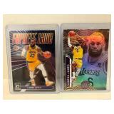LeBron James - 2023-24 Optic Express Lane Purple, 2021-22 Panini Illusions