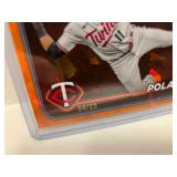 2024 Chrome Sapphire Orange #/25 Jorge Polanco