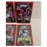 2024 Prizm NFL Draft Picks Red Cracked Ice Rookies