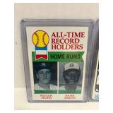 1973 Topps Lou Gehrig, 1979 Topps Roger Maris / Hank Aaron