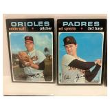 1971 Topps Baseball - Nine Cards