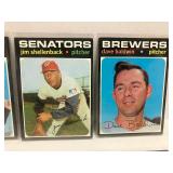 1971 Topps Baseball - Nine Cards