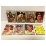 1962 Topps Baseball - Eight Cards