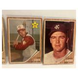 1962 Topps Baseball - Eight Cards