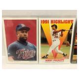 Kirby Puckett - Upper Deck, Pinnacle, Donruss, Fleer Ultra, Score