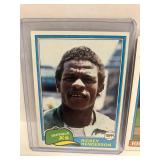 1981 Topps Rickey Henderson and Extras
