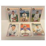 1983 Donruss HOF Heroes - Six Cards