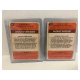 1977 Topps Chuck Foreman and Ahmad Rashad