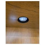 Tall Glass Display China Cabinet with Lighting and Storage, 85x50x15 Inches