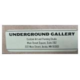 Lenore Beran Signed Collector Print "Flutist Dream" 144/1000 Framed 29.5x29"