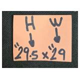 Lenore Beran Signed Collector Print "Flutist Dream" 144/1000 Framed 29.5x29"