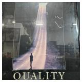 Framed Motivational Poster 