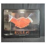 Motivational Framed Poster Rule #1 24x30 Handshake Customer Service Theme