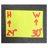 Motivational Framed Poster Rule #1 24x30 Handshake Customer Service Theme