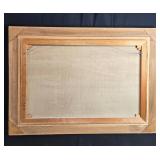 Framed Signed Canvas Print of Women in Village Market by Vizkeleti Witman