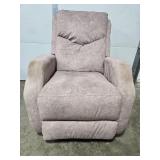 Upholstered Recliner Chair with Manual Lever - CLEAN!