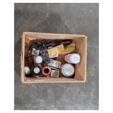 Vintage Wards Master Quality Metal Parts Cabinet with Hardware, Art Supplies and Brushes