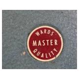 Vintage Wards Master Quality Metal Parts Cabinet with Hardware, Art Supplies and Brushes