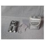 Bushnell 10x25 Binoculars with Case and Set of 4 Reading Glasses +1.75 with Pouches