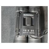 Bushnell 10x25 Binoculars with Case and Set of 4 Reading Glasses +1.75 with Pouches