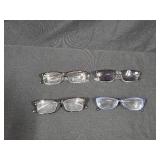 Bushnell 10x25 Binoculars with Case and Set of 4 Reading Glasses +1.75 with Pouches